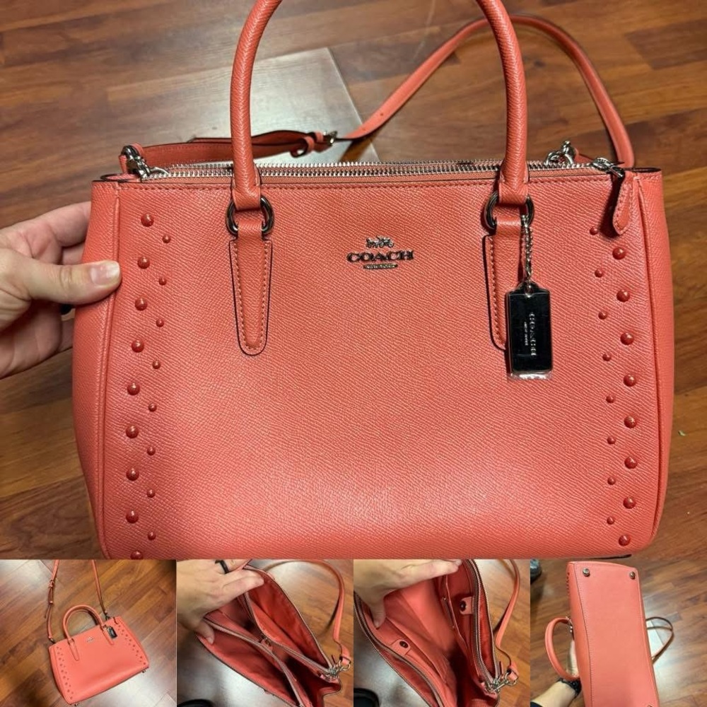 Coach Coral Satchel Bag